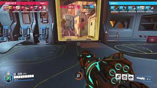 pharah destroying first round by ON1X — Overwatch 2 Replay T345VS [upl. by Krusche]