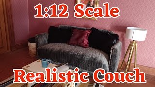 Easy 112 Scale Realistic Couch Tutorial [upl. by Aramois256]