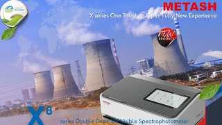 X series UVVIS Spectrophotometer Shanghai Metash  X series One Touch to Open Fully New Experience [upl. by Xantha185]