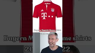 REACTING to BAYERN MUNICH HOME Kits from 2010 to 2022 [upl. by Aikel864]