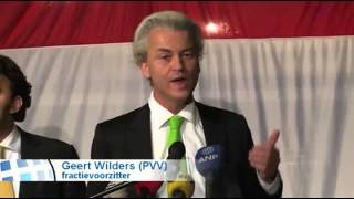 PVV Geert Wilders scanderen minder Marokkanen  English subs [upl. by Ahtael]