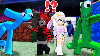 RAINBOW FRIENDS 2 But We CANT HIDE With Moody Roblox [upl. by Rapsag]