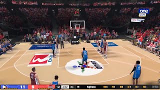 NBA 2K24 Live Simulation Gilas Pilipinas vs Latvia  FIBA Olympic Qualifying Tournament 2024 [upl. by Naillij]