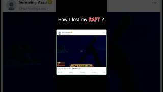 My Raft Vanished Into the Ocean Now What 😱🚢 Shorts ViralVideo [upl. by Atnuahc]