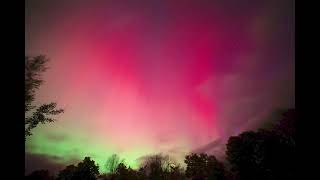 Aurora Timelapse  101024  PHENOMENAL SHOW Northern Lights  10000x Speed [upl. by Onnem879]