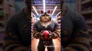 Daddy Cat Cannot Buy Baby Cat a Ball animatedcat cat catspiration catslover cattales [upl. by Durgy763]