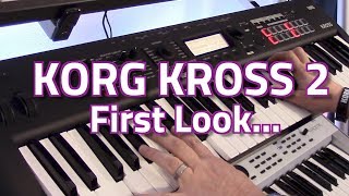 NEW RELEASE Korg Kross v2 Workstation Keyboards  First Look amp Demo with Luke Edwards [upl. by Esyle]