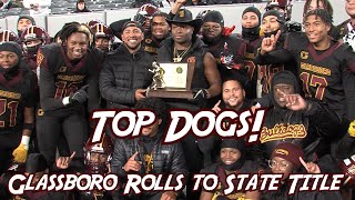 Glassboro 56 Cedar Grove 14  Football  Group 1 State Final  Kenny Smith 401 yards  4 TDs [upl. by Suiraj]