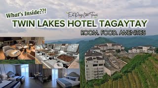 Twin Lakes Hotel Tagaytay Room Tour Breakfast Buffet amp Amenities  Eat Pray Love Travel [upl. by Alleiram]