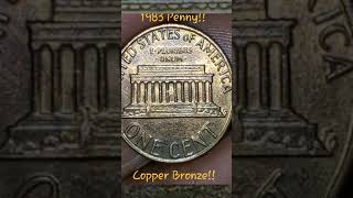 1983 Penny Weighs 31 grams and worth money [upl. by Gregory]