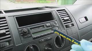 VW Autoradio Alpha  Beta  Gamma Ausbau ohne Spezialwerkzeug [upl. by Eilyah626]