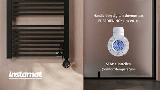 Instamat Thermostaat Handleiding STAP 2  Instellen comforttempratuur [upl. by Kcolttam558]