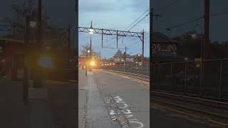 NJT 807 arriving at Maplewood with NJT F40PH2CAT 4120 leading [upl. by Sashenka]