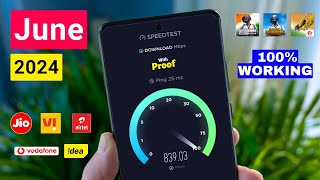 June 2024 NEW APN Setting Get 830Mb Speed in 4G Phone  Jio APN  Airtel APN  Vi APN [upl. by Nivlek]