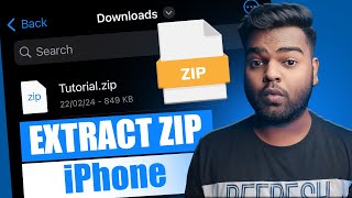 How to Extract Zip File in iPhone  File Extract Problem iPhone Fix  Rar File Extract Nahi Ho Raha [upl. by Sternberg381]