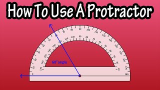 How To Use A Protractor To Measure And Draw Angles Explained From The Right And Left Side [upl. by Isabelita288]