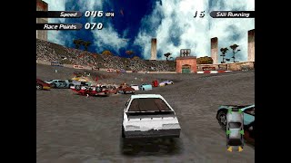 Destruction Derby 2 PC MSDOS Gameplay [upl. by Koerlin365]