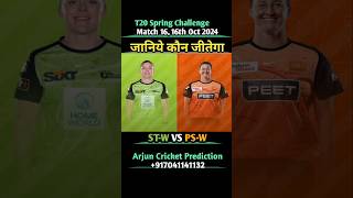 T20 SPRING CHALLENGE 2024 MATCH 16 SYDNEY THUNDER VS PERTH SCORCHERS PREDICTION  wbbl STWVSPSW [upl. by Renba]