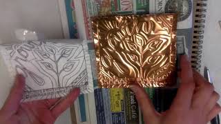 Foil Tooling Metal Repousse 1 [upl. by Nylasor]