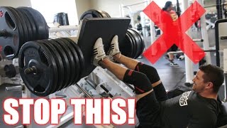 How to PROPERLY Leg Press  3 Leg Press Variations for Muscle Gain [upl. by Tiduj]