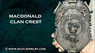 MacDonald clan crest jewelry [upl. by Auqinet]