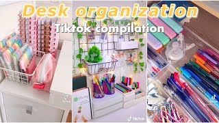 DESK ORGANIZATION ✏️📒  back to school  TikTok compilation [upl. by Enrica]