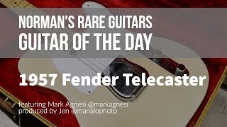 Normans Rare Guitars  Guitar of the Day 1957 Fender Telecaster [upl. by Dhiman978]