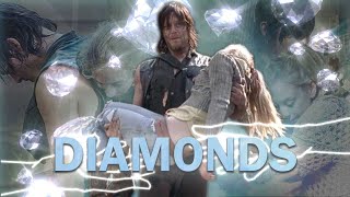 Beth and Daryl  Diamonds 「EDIT」 [upl. by Eileme]