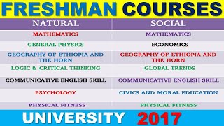 Freshman Courses [upl. by Odanref]