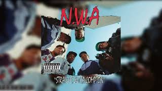 NWA  Straight Outta Compton Lyrics Español  Ingles [upl. by Iviv]