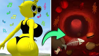 NEW WHATS INSIDE PINK YELLOW SONG SPRUNKI in Garrys MOD [upl. by Gannon]