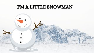 Im a Little Snowman Poem l Winkie Binkie [upl. by Dyana]