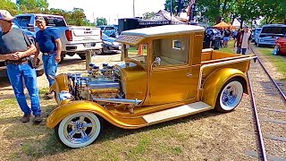 Car Show CTN Classic Truck Nationals August 2024 Gainesville Texas [upl. by Lihka]