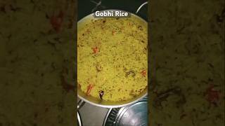 Gobhi Rice yshorts shorts cooking recipe kichen highlights viral trending pinkis rasoi [upl. by Gula]