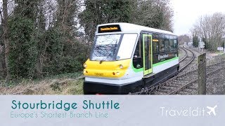 Europes shortest branch line  the Stourbridge Shuttle train [upl. by Ahcsrop]