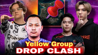 PMGC Group Yellow Drop Clashes and Team Drops  Pubg Mobile Esports [upl. by Earley395]