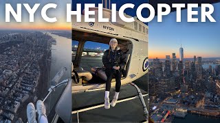 I Flew Over NYC In An Open Door Helicopter  FlyNYON Experience 🇺🇸 [upl. by Delamare]