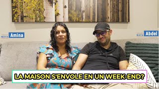 La maison senvole en un weekend 🫨 𝐓é𝐦𝐨𝐢𝐠𝐧𝐚𝐠𝐞 Amina et Abel [upl. by Ixel]