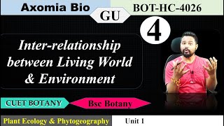 Interrelationship between living world amp environmentEcology amp Phytogeography Bsc BotanyAxomia Bio [upl. by Marjy623]