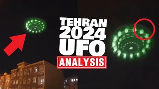 IS THIS REAL SHARPEST UFO Footage EVER Low Flying Tehran 2024 UAP Analysed amp Explained [upl. by Lillywhite]