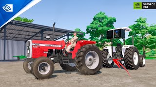 Indian Tractor Tug  War Video  farming simulator 22 Indian mod challenge [upl. by Llemhar]