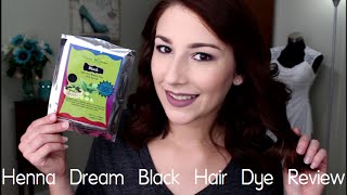 Henna Dream Black Hair Dye Review Results amp Demo on MediumDark Brown Hair [upl. by Basilio]