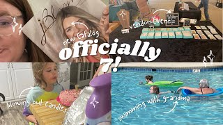 Officially 7  Vlog [upl. by Kitchen877]