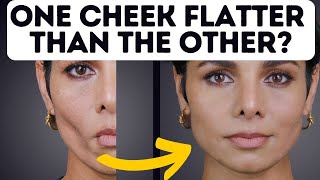 You Can Fix ASYMMETRICAL CHEEKS Naturally by Making these 3 Changes [upl. by Atterg]