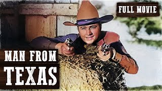 MAN FROM TEXAS  Full Western Movie  English  Free Wild West Movie [upl. by Boot718]