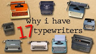 TYPEWRITER TOUR How I ended up with 17 typewriters story time [upl. by Marlowe322]