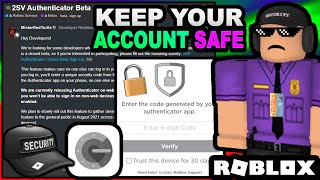 NEW Authenticator App Security Feature BAD OR GOOD ROBLOX [upl. by Asen]