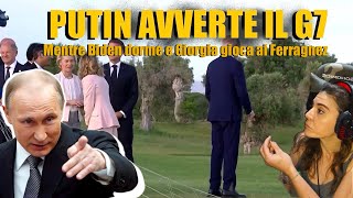 PUTIN AVVERTE IL G7 [upl. by Neerihs906]