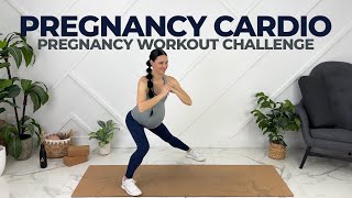 Pregnancy Cardio Tabata Workout  Day 4 Pregnancy Workout Challenge [upl. by Atiuqnahs]