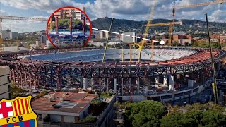 New Camp Nou Construction Update  October 11  2024 [upl. by Yrovi]